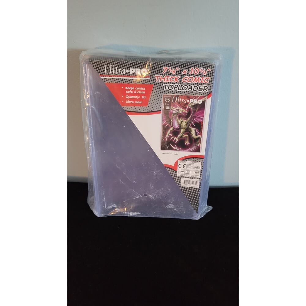 1 Ultra Pro Thick Comic Book Toploader 7-1/8x10-1/2 inches Protector Storage New